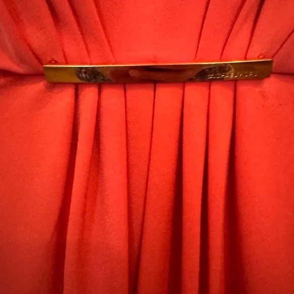 Michael Kors 1x Tangerine Sleeveless Blouse - Picture 4 of 7